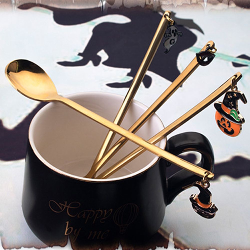 1 muỗng nĩa tay cầm dài bằng thép không gỉ