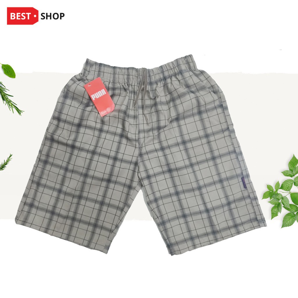 Quần Short Nam Caro Chất Cotton Đẹp