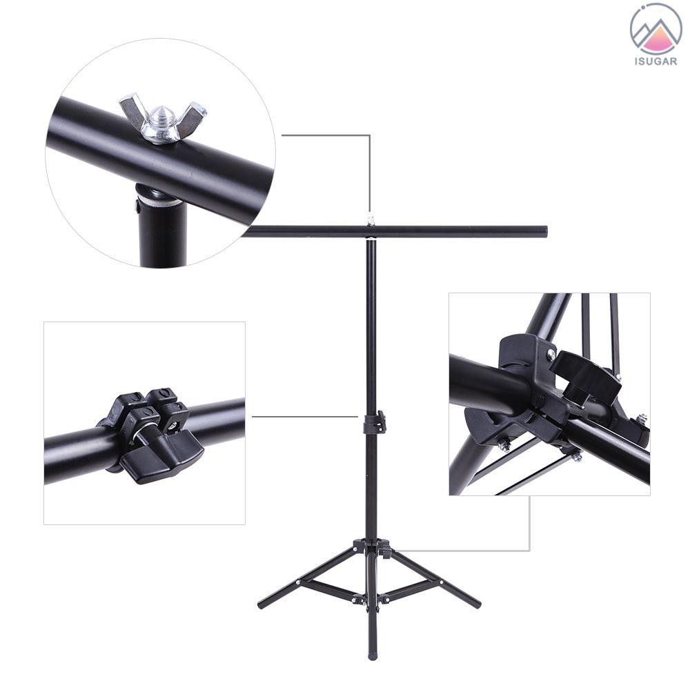 Set giá treo phông nền PVC 60.5 * 70cm kèm thanh ngang và 3 kẹp cho studio