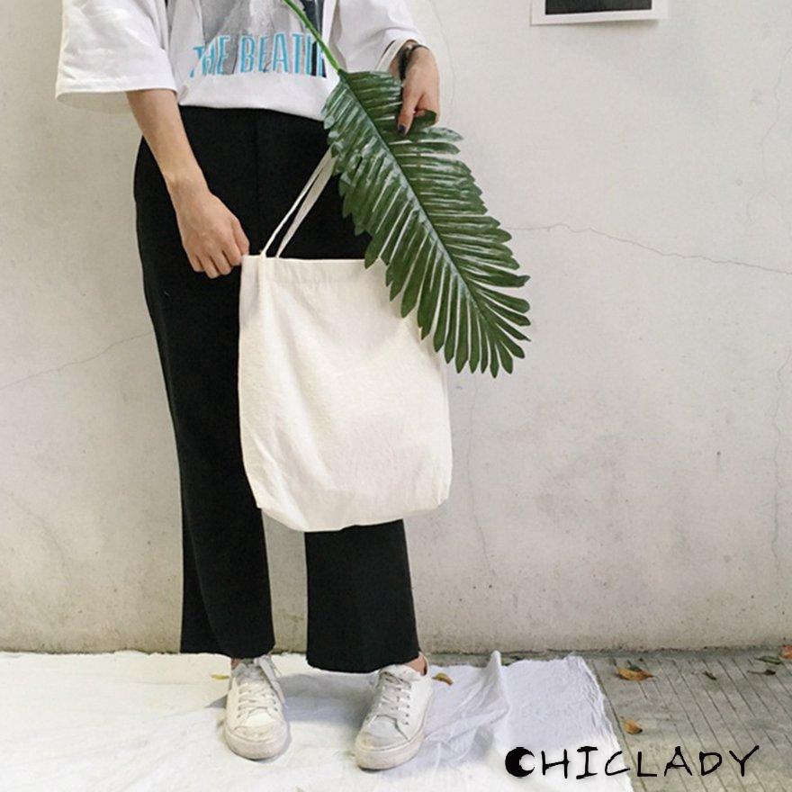 【miễn phí vận chuyển】Cotton Maxi Large Wide Shoulder Tote Shopper Grocery Shopping Bag For Life