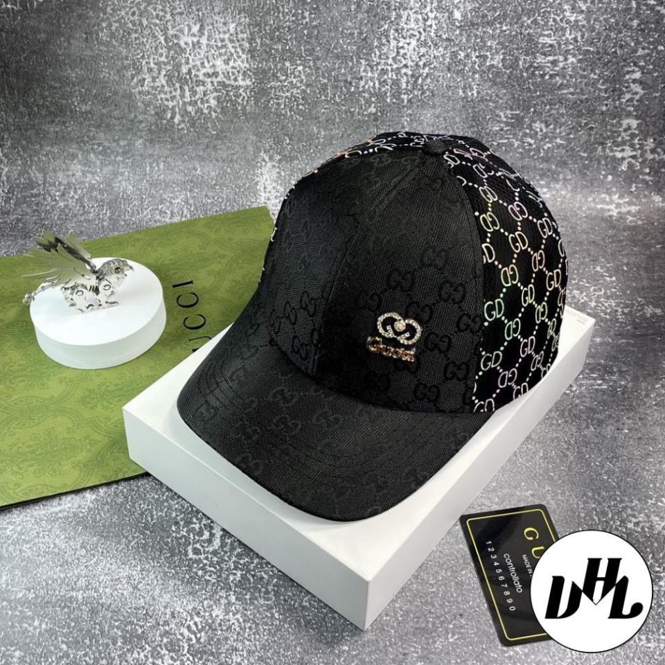NÓN MŨ LƯỠI TRAI SNAPBACK LOGO GUCCI ĐÍNH ĐÁ PHA LƯỚI VON 7 MÀU CỰC ĐẸP VÀ PHONG CÁCH ⚡