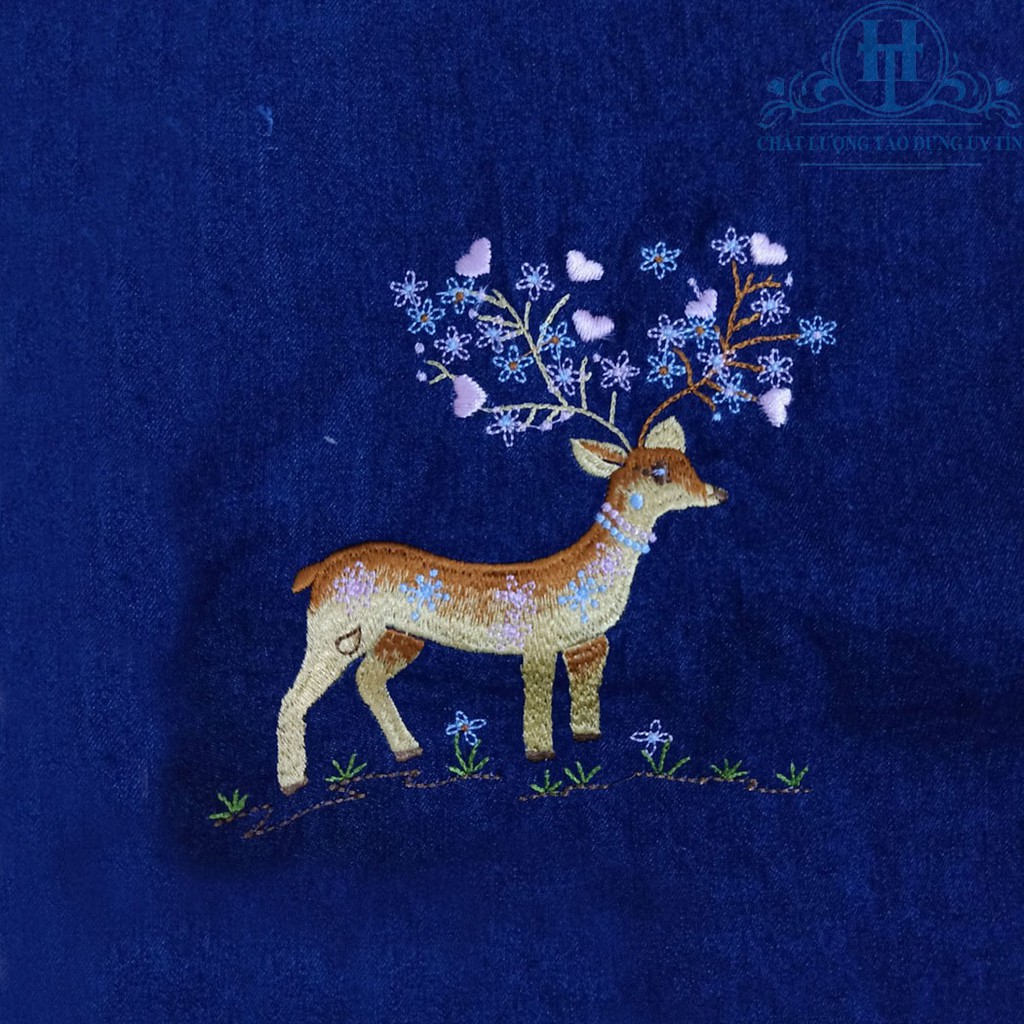 [MUA 2 GIẢM 5%] VÁY CHỐNG NẮNG JEAN CAO CẤP - Vải Jean mềm, mịn, chống nắng tốt có Chân váy dài thêu Họa tiết Nai Vàng | BigBuy360 - bigbuy360.vn
