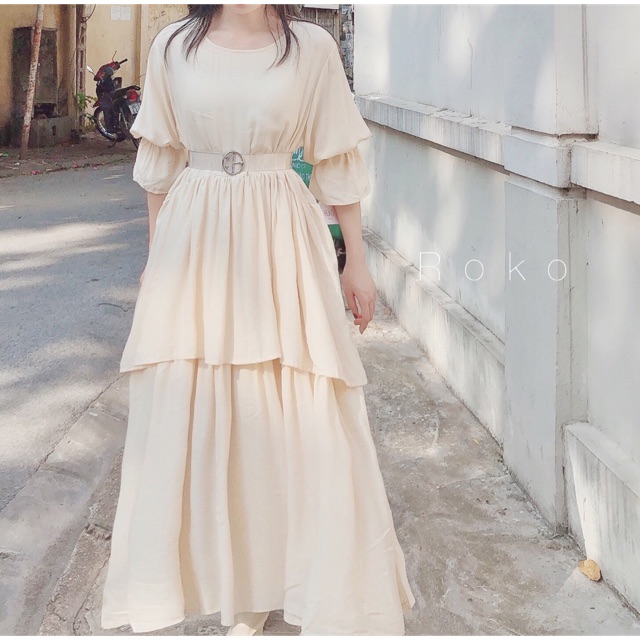 NATALI DRESS - GILE DÁNG DÀI 2 TÚI - THẮT LƯNG TRONG