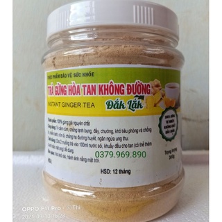 TRÀ GỪNG HÒA TAN NGUYÊN CHẤT KHÔNG ĐƯỜNG (50gr/100Gr/ 300gr)
