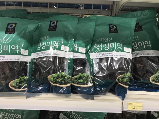 &lt;HOT&gt; Rong biển khô nấu canh Daesang Hàn Quốc 100gr