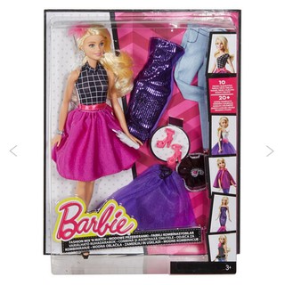Búp bê Baribe DJW57 Tím bổ sung cho bộ sưu tập Barbie Yoga có khớp nối Made to move