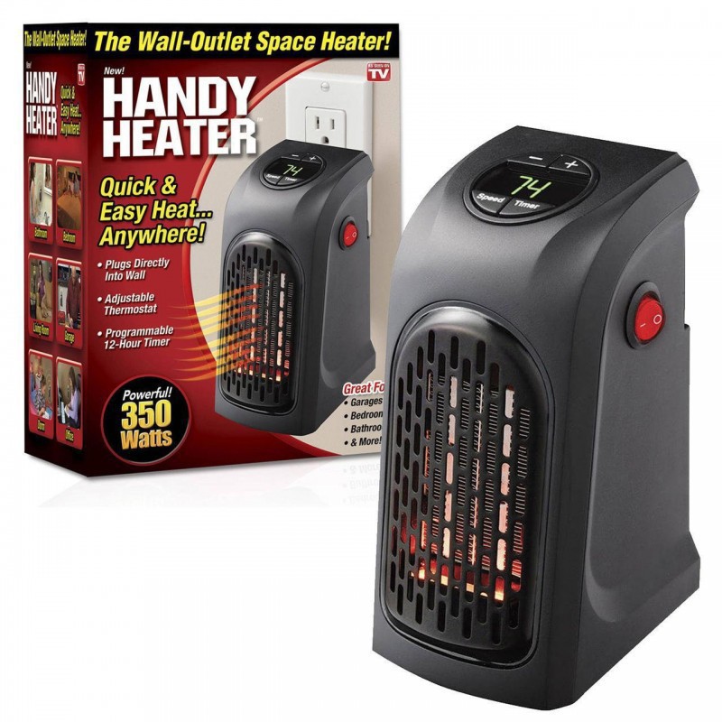 💥HOT 2020💥Máy, Quạt sưởi ấm có chế độ hẹn giờ Handy Heater cao cấp, Lo suoi mua dong, Đèn sưởi trong phòng ngủ