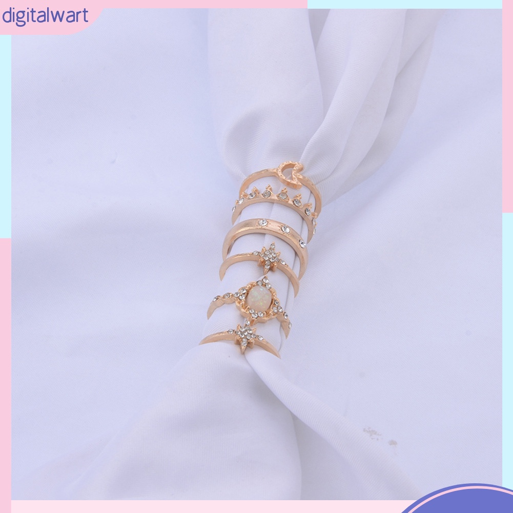 Bộ 13 nhẫn nữ nhiều kiểu dáng phong cách Bohemian độc đáo cá tính