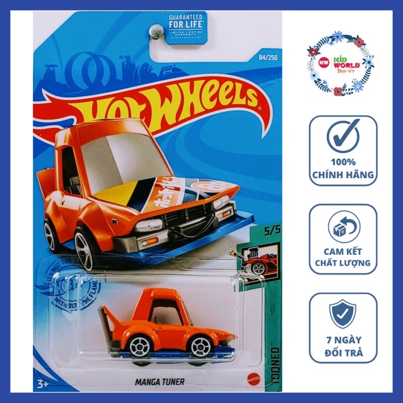 Xe mô hình Hot Wheels basic Manga Tuner GTC81, 40K.