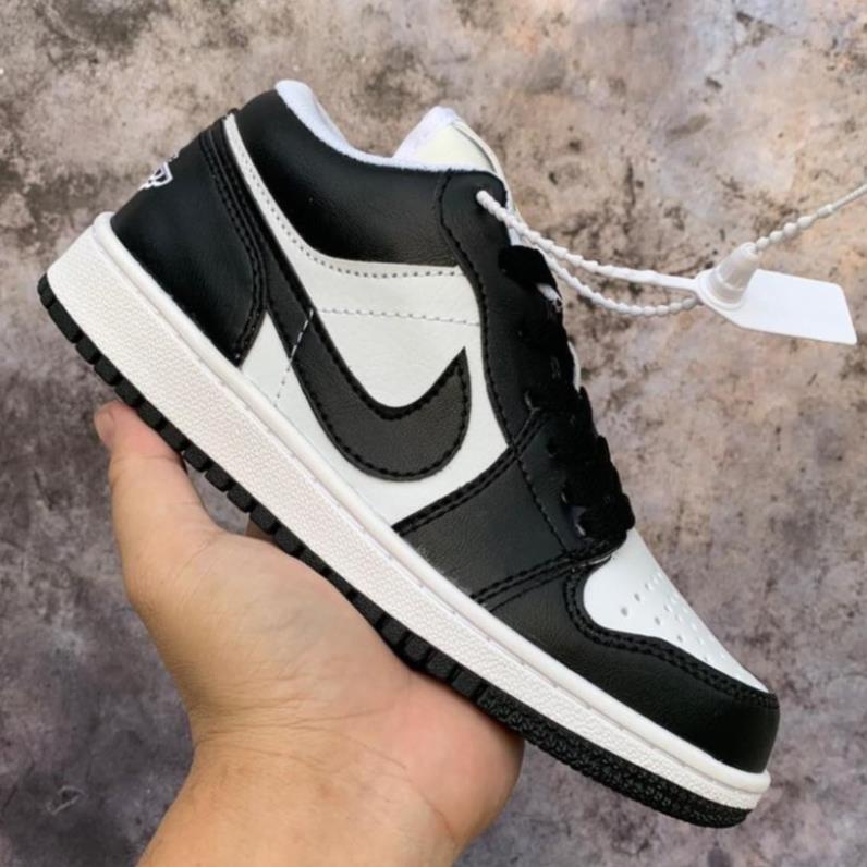 Giày JORDAN 1 Low đen trắng , Giày Sneaker 𝐉𝐎𝐃𝐀𝐍 1 Panda THẤP CỔ Màu Đen Trắng