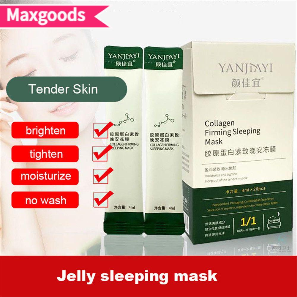 Hộp 20 Mặt Nạ Ngủ Dạng Thạch Giúp Dưỡng Ẩm Và Làm Săn Chắc Da