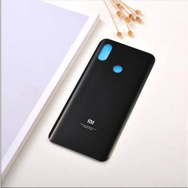 Nắp lưng Xiaomi Mi 8 - Chất liệu kính, Có quà tặng kèm