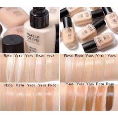 Kem nền Make Up For Ever Water Blend Face & Body Foundation