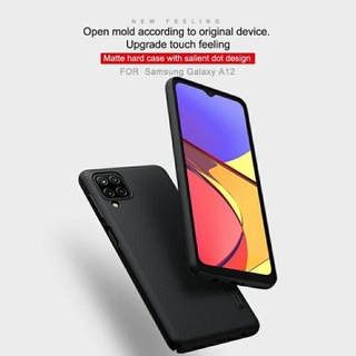 Ốp lưng Nillkin sần Samsung A12 (2021) chính hãng - Tặng giá đỡ