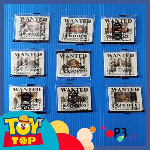 [Một Thẻ ] Thẻ Toonies One piece Nguyên bản wanted P2