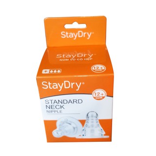 Núm vú cổ hẹp StayDry (2 cái/hộp)
