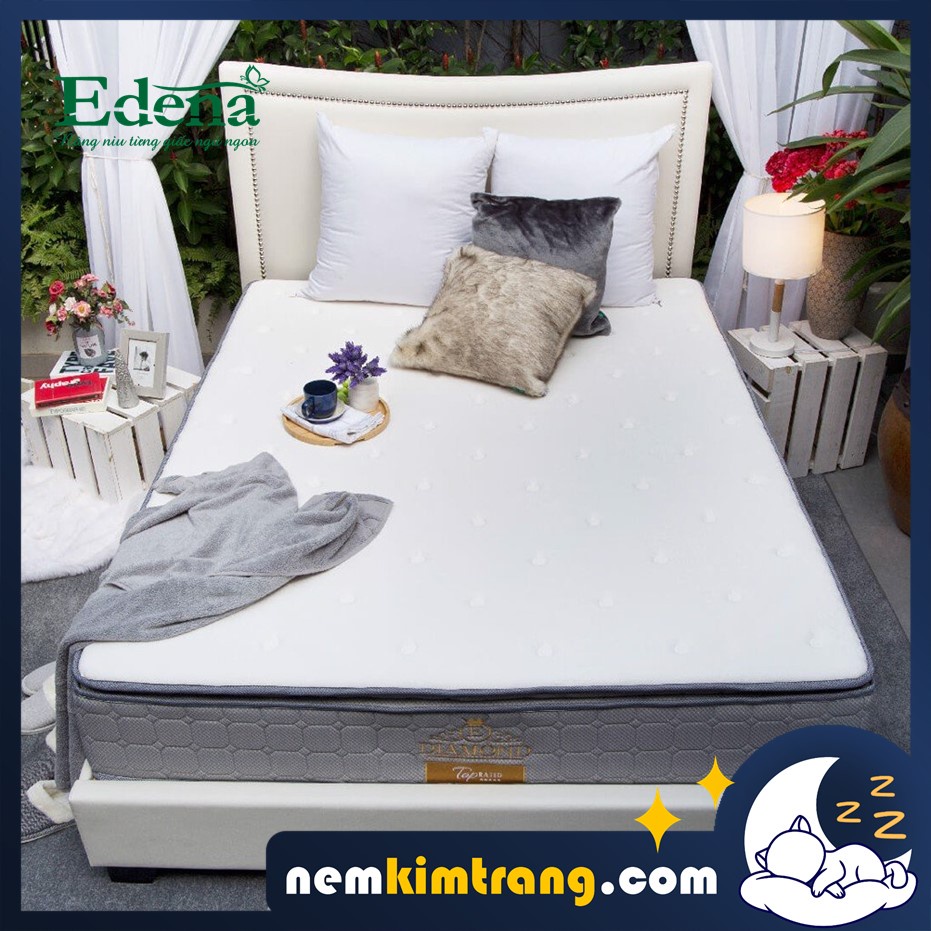 [FREESHIP] Nệm Lò Xo Túi Diamon Edena - CHÍNH HÃNG, BẢO HÀNH 5 NĂM