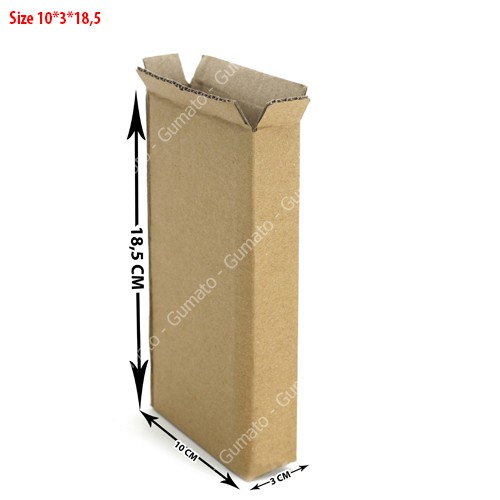 Hộp giấy P17 size 10x3x18,5 cm, thùng carton gói hàng Everest