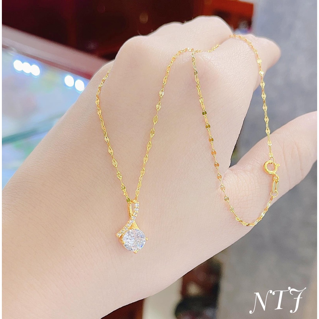 DÂY CHUYỀN BẠC TA XI VÀNG
