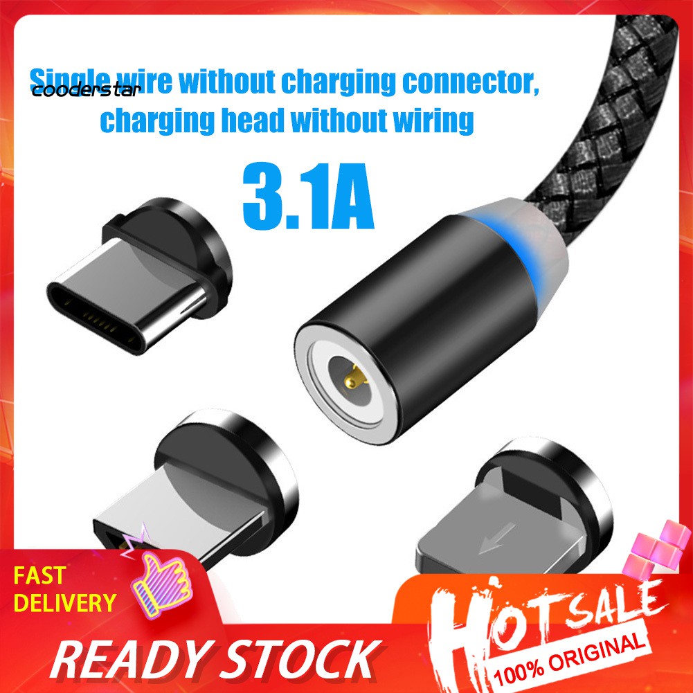 Cáp Sạc Nam Châm Rxsc Micro Usb Type-C Cho Android Iphone
