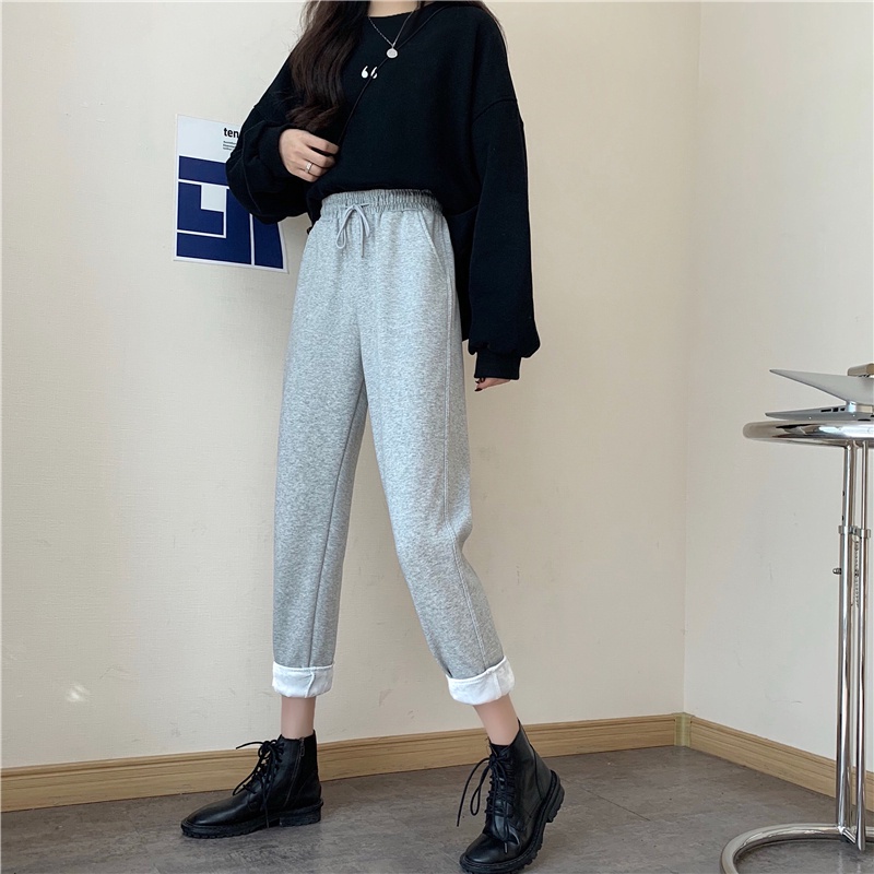 Quần dài phối cà vạt phong cách Hàn quốc