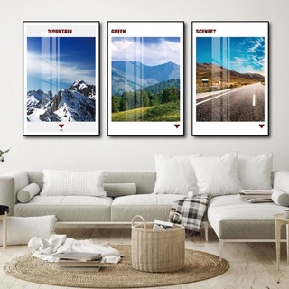 Tranh Treo Tường Thiên Nhiên Tươi Đẹp - Tranh Phong Cảnh Treo Phòng Khách, Phòng Ngủ, Hành Lang Laminate Tráng Gương