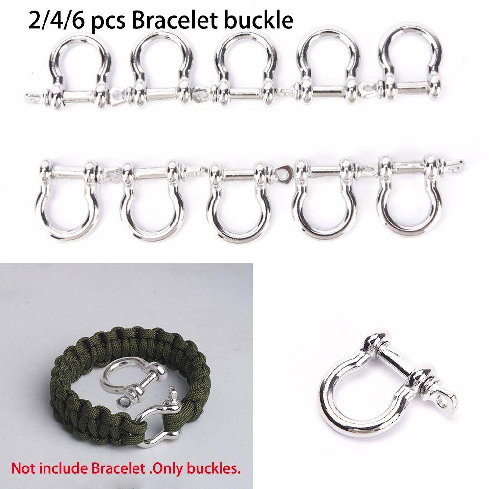Set 2 / 4 / 6 Móc Mỏ Neo Bằng Thép Không Gỉ Chất Lượng Cao Cho Dây Paracord