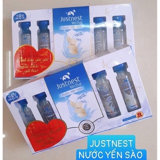 LỐC 6 HỦ NƯỚC YẾN THẬT JUSTNEST KÈM TÚI GIẤY