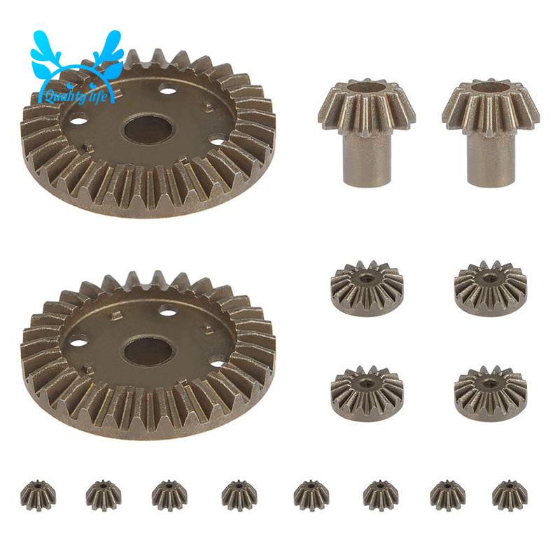 Set 8 Bánh Răng Kim Loại Nâng Cấp 30t 16t 10t Cho Xe Đồ Chơi Wltoys 144001 12428 12429 12423 12429 Rc