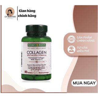 Chính hãng viên uống Collagen Nga 90 viên – Collagen Thủy phân nature’s bounty collagen specialized formula của nga