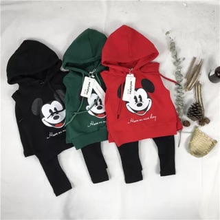 Bộ quần áo mickey cho bé