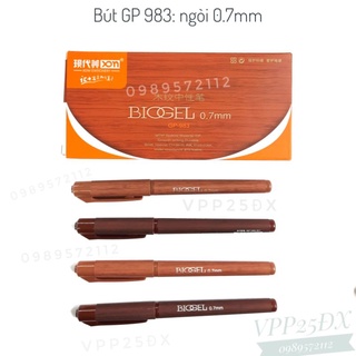 Hộp 12cái Bút bi nước GP983 ngòi 0.7mm.Bút ký.