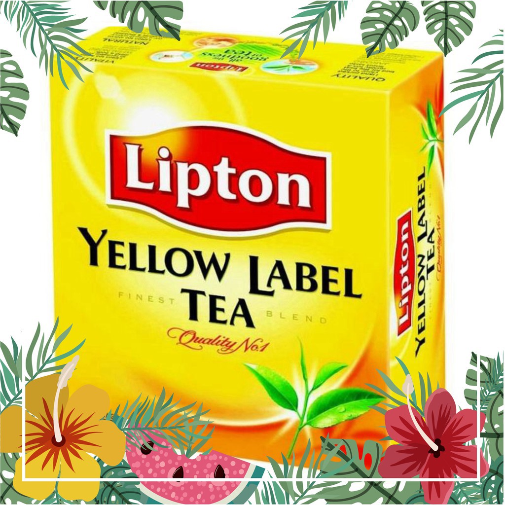 Trà hiệu Lipton nhãn vàng 100 gói 200g
