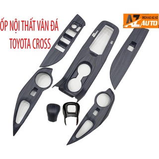 Ốp Nội Thất Toyota Cross 2020-2023 , VÂN ĐÁ CAO CẤP