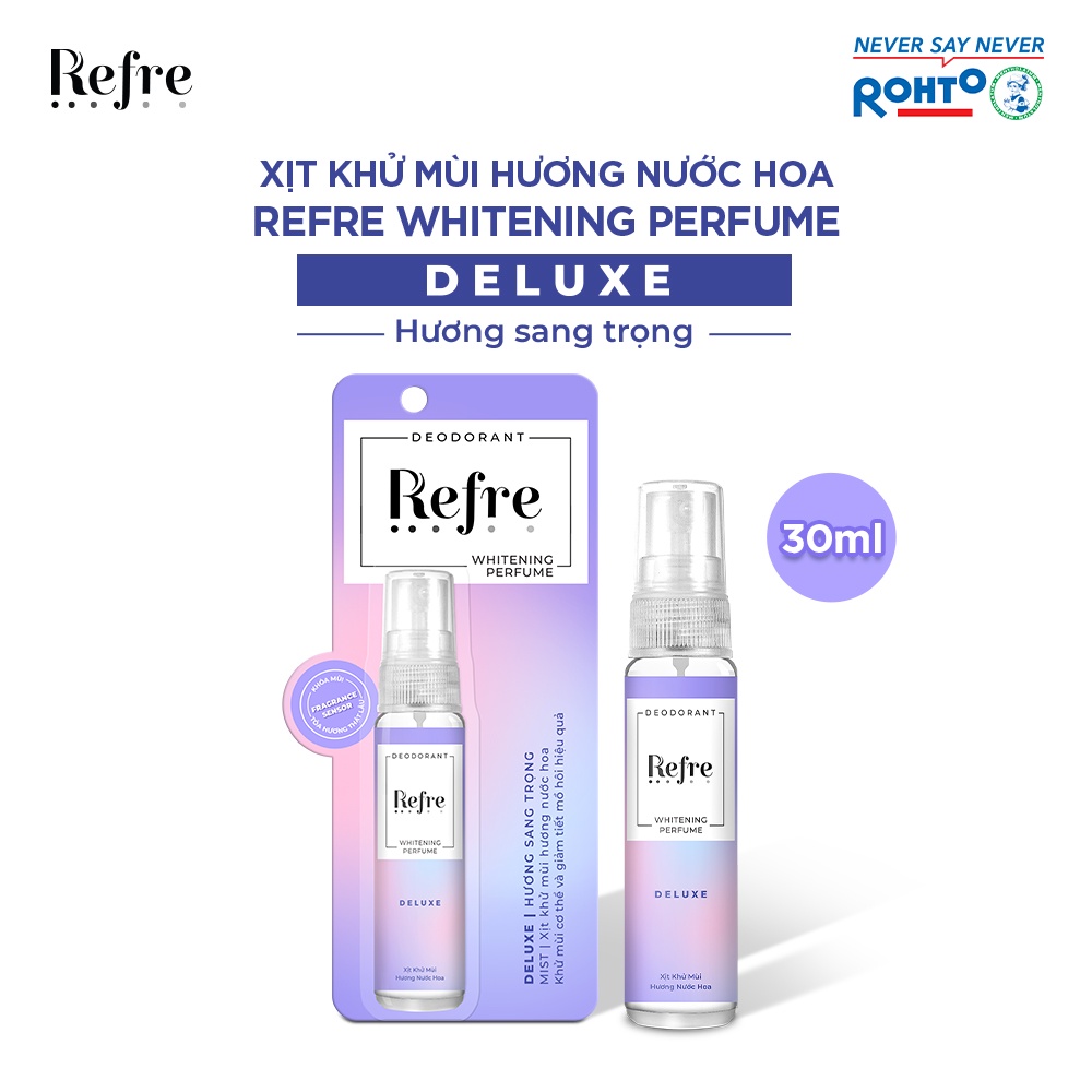 Xịt Khử Mùi Refre Natural 30ml