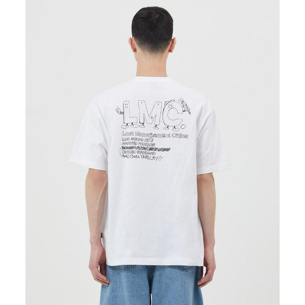 Áo phông tay ngắn LMC tay ngắn unisex chính hãng. Áo thun trắng trẻ trung, thoáng mát và thoải mái