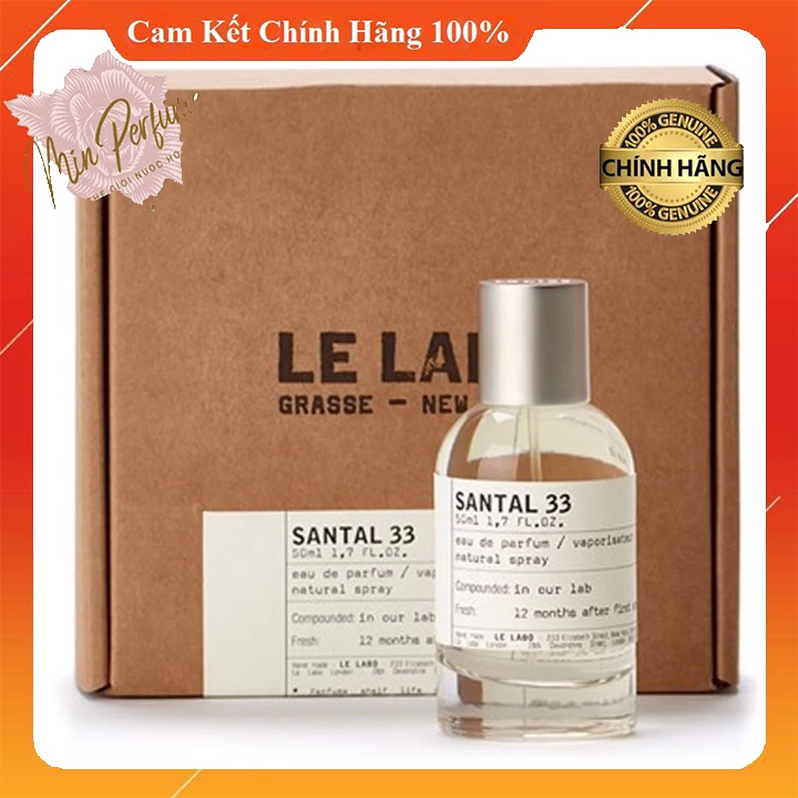 Nước hoa Le Labo Santal 33 100ml Full Box 100%