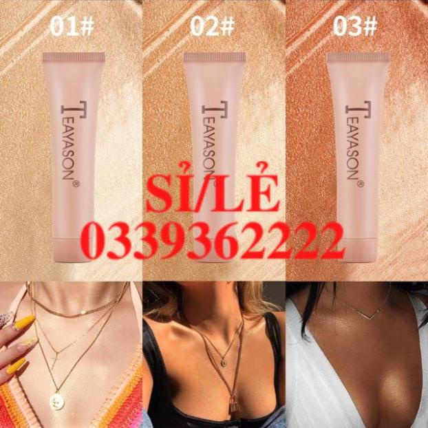 [ CHÍNH HÃNG ] Kem Bắt Sáng Make Up Body Phong Cách Âu Mỹ Teayason Liquid Highlighter Oil Free  HAIANHSHOP