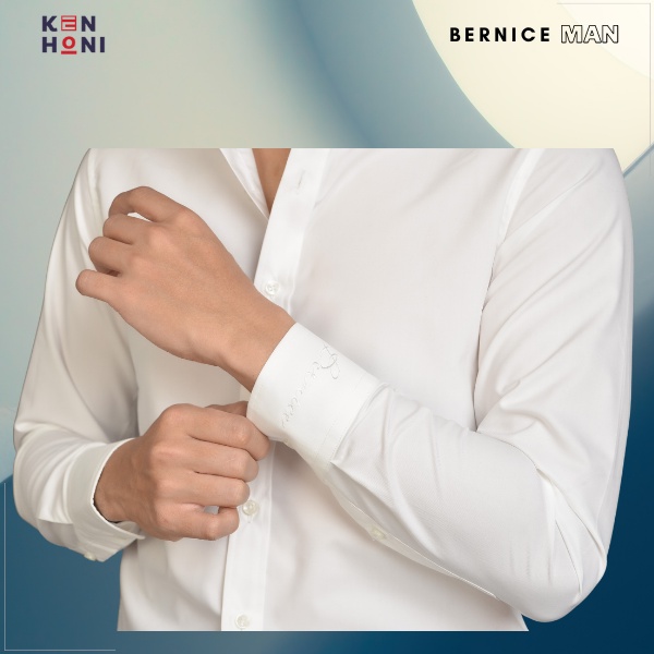 Áo Sơ Mi Trắng Nam Dài Tay Công Sở Form Hàn Không Nhăn KenHoni