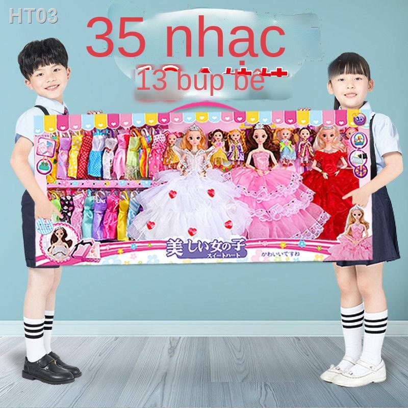 ◊●Búp bê Barbie Bộ Hộp Quà Lớn Đồ Chơi Công Chúa Cô Gái Váy Cưới Nhà Ngày Tết Thiếu Nhi