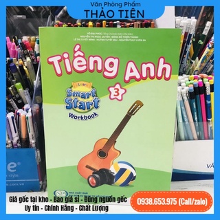 Tiếng anh lớp 3 smart star , tặng kèm bìa bao kính đẹp