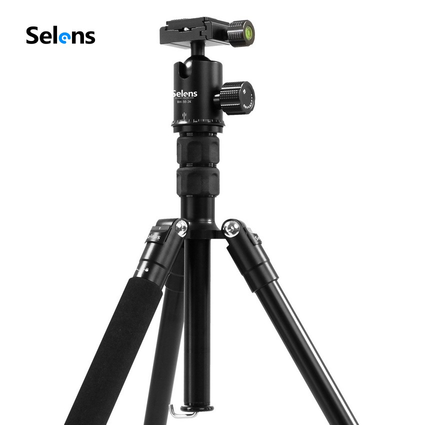 Gậy Ba Chân Selens T-170 Kèm Đầu Tròn Cho Máy Ảnh DSLR / Điện Thoại