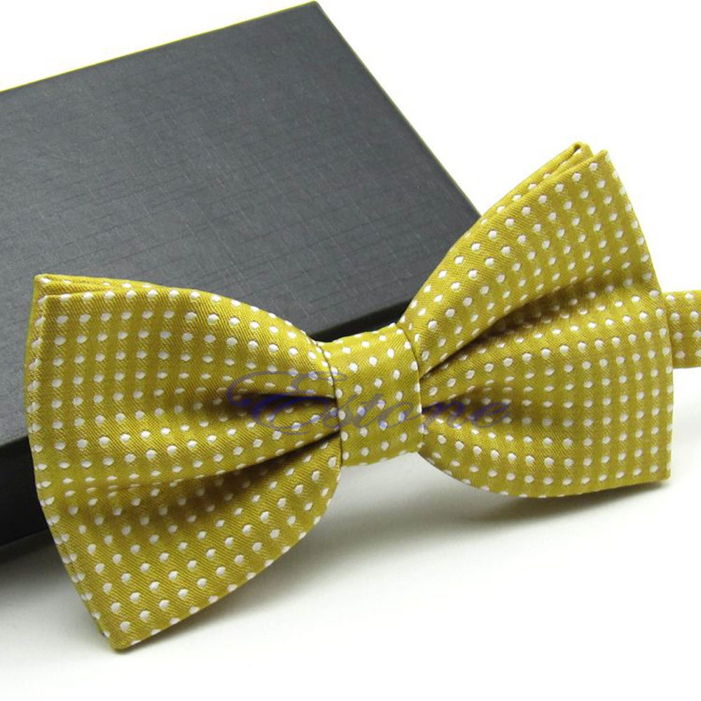 Cà Vạt Nơ Họa Tiết Chấm Bi Thời Trang Cho Nam