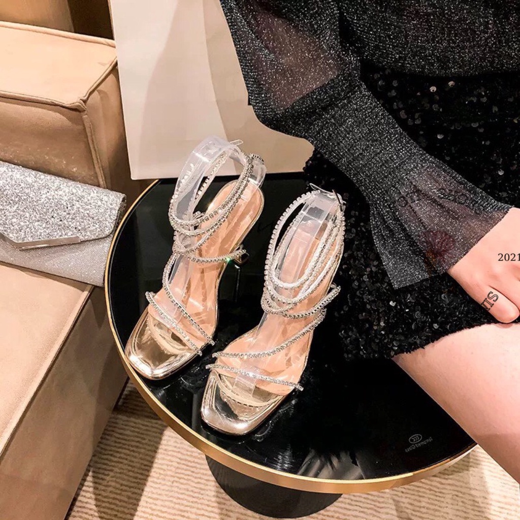 SANDAL CAO GÓT TOTIIE STORE - GÓT NỮ THỜI TRANG GÓT NHỌN 9 PHÂN QUAI MÃNH - G2208210