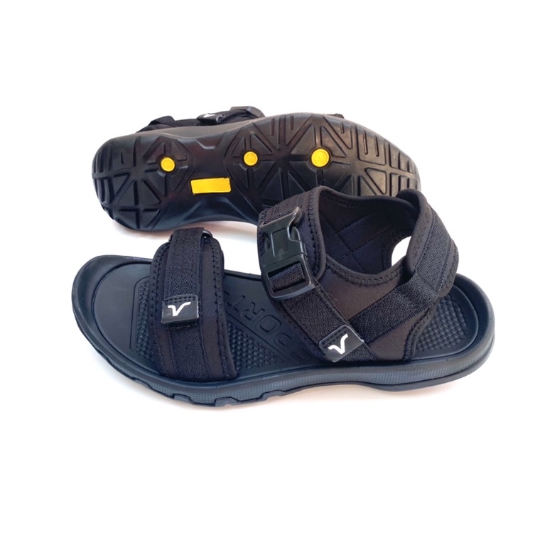 Giày xăng đan quai hậu nam Rova chính hãng quai ngang - khoá zip tiện lợi, trẻ trung