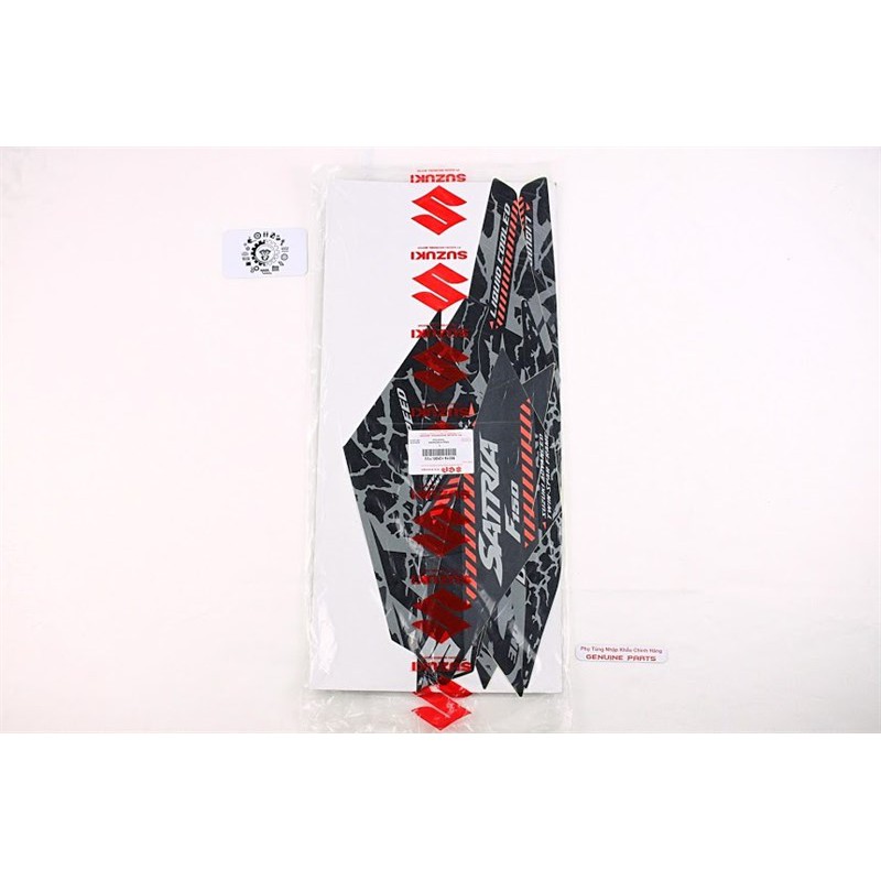 Bộ tem SATRIA FI 2019 Tem báo đốm nhập chính hãng Suzuki Indo