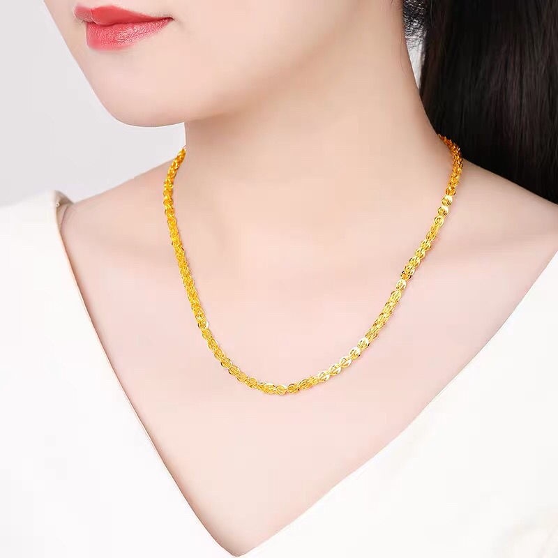 Dây chuyền vòng cổ nữ titan đuôi phụng X6-407 - CAM KẾT KHÔNG GỈ, KHÔNG BAY MÀU - BẢO HÀNH 12 THÁNG