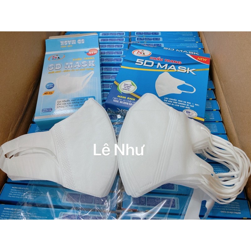 KHẨU TRANG 5D MASK FAMAPRO - hộp 10c