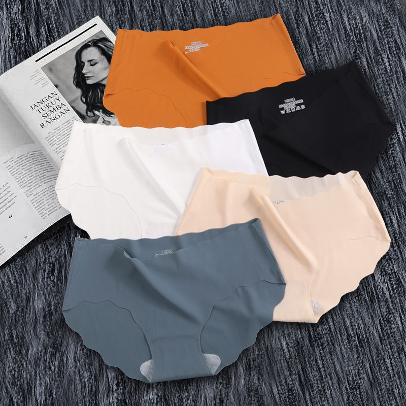 Quần Lót cotton Lụa Lạnh Không Đường May Lưng Vừa Gợi Cảm Cho Nữ CFH CRD