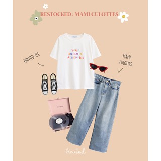 BLEUBIRD Quần Jeans Mami Culottes